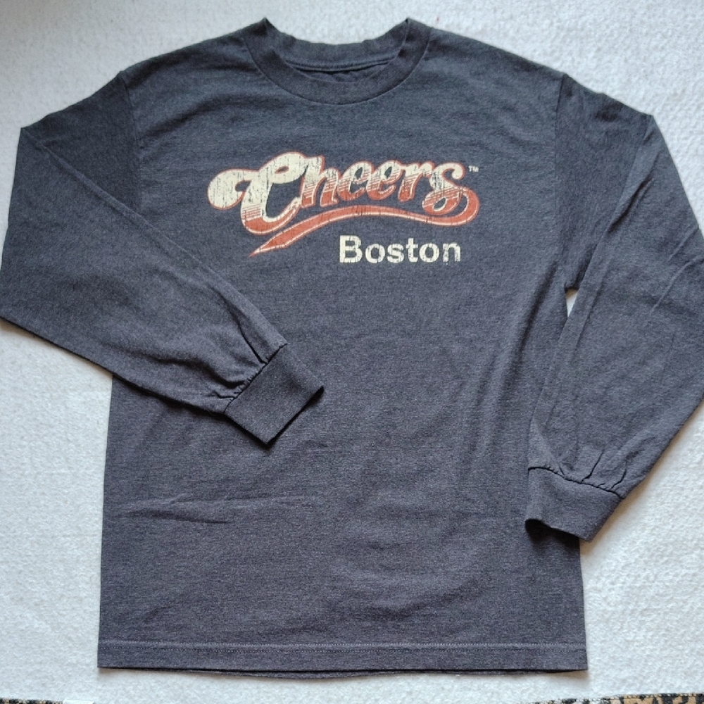 Cheers Boston Sitcom Shirt‎ Size Medium Gray 90s Television Series Y2K